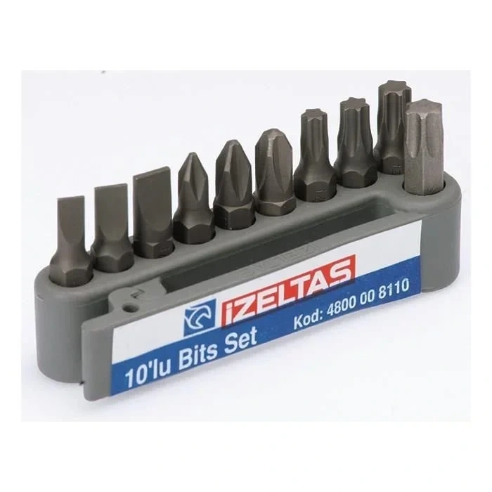 İZELTAŞ 10lu Bits Set 25 mm