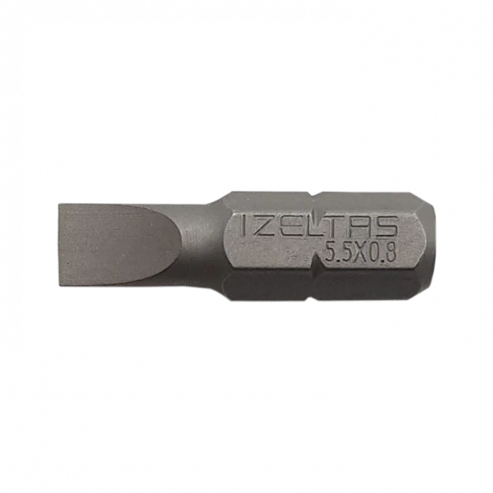 İZELTAŞ Düz Bits Uç 0.8x5.5 (25MM)