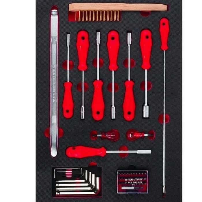 İzeltaş Pro Dolap 3. Çekmece İçi 51 Parça