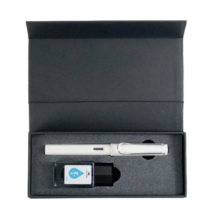 Jinhao Dolma Kalem Seti 15ml Mürekkepli Kutulu Beyaz