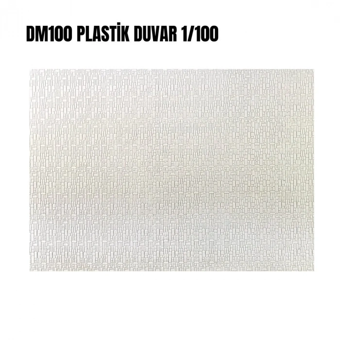 Jordania Plastik Duvar Beyaz A4 1/100