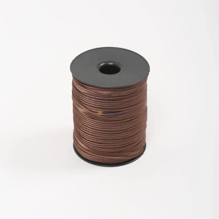 Kahverengi Saten Ara Biye 100 Metre