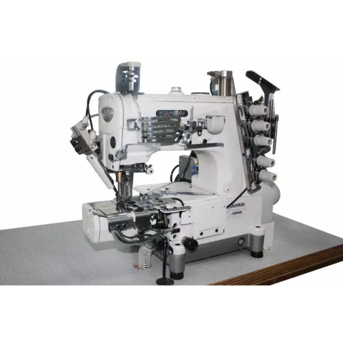 Kansai NR-9803-GALK-UTA Sol Bıçaklı Havalı İplik Kesme Burunlu Reçme + Servo Motor