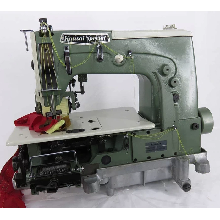 Kansai Special Dlr-1504pmd Çektirmeli Merdaneli Çapraz 4 İğne Lastik Makinası