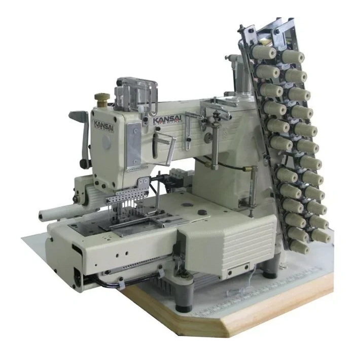 Kansai Special Fx-4412-p-utc Burunlu 12 İğne Havalı İplik Kesicili Zincir Dikiş