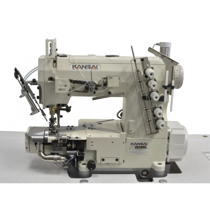 Kansai Special RX-9803A-LK/UTC Soldan Bıçaklı Havalı İplik Kesicili Burunlu Reçme Makinası