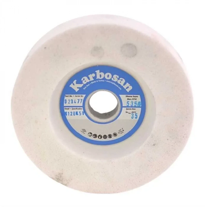 Karbosan Hızar Makinesi İçi Çukur Bileme(zımpara) Taşı 125x25x20-70x14