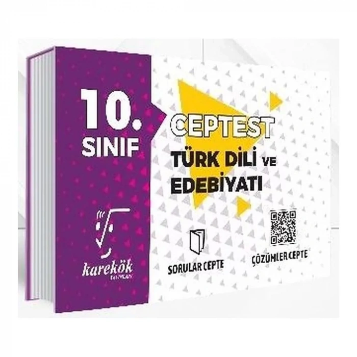 Karekök  10. Sınıf Cep Test Türk Dili Ve Edebiyatı