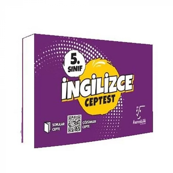 Karekök  5. Sınıf Cep Test İngilizce