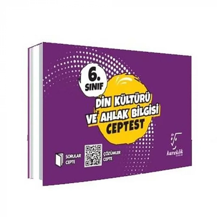 Karekök  6. Sınıf Cep Test Din Kültürü Ve Ahlak Bilgisi
