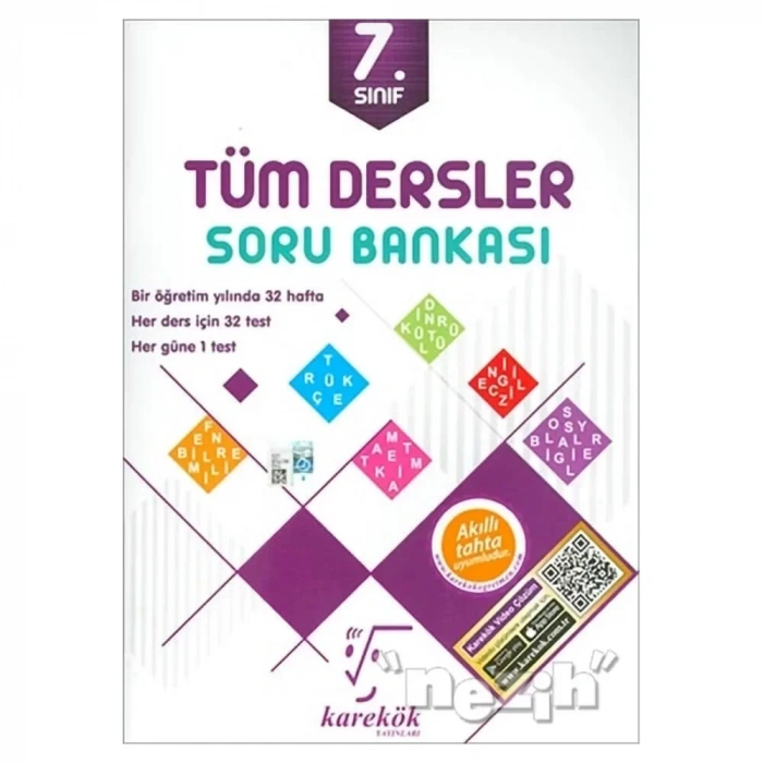 Karekök  7. Sınıf Tüm Dersler Soru Bankası