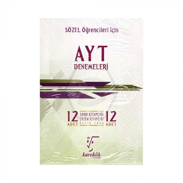 Karekök Ayt 12 Li Deneme Seti Sözel