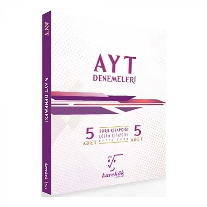 Karekök  AYT 5 li  Deneme Seti Soru Kitapçığı