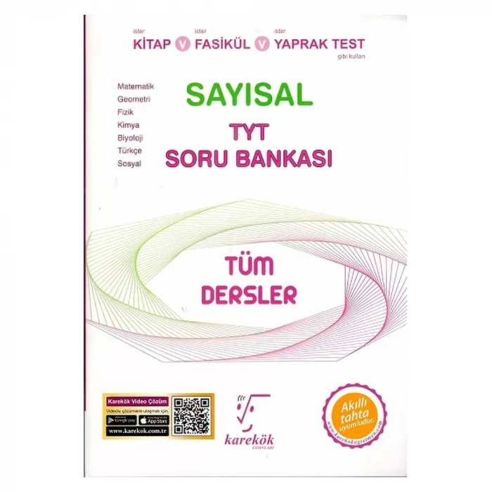 Karekök  Tyt Tüm Dersler Sayısal Soru Bankası
