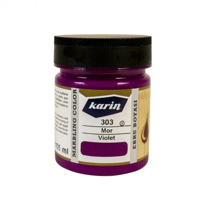 Karin Ebru Boyası 105ml 303 Mor