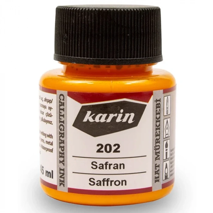 Karin Hat Mürekkebi Safran 45ml