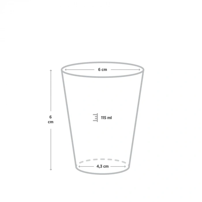 Karton Bardak 4 Oz - 50 Adet