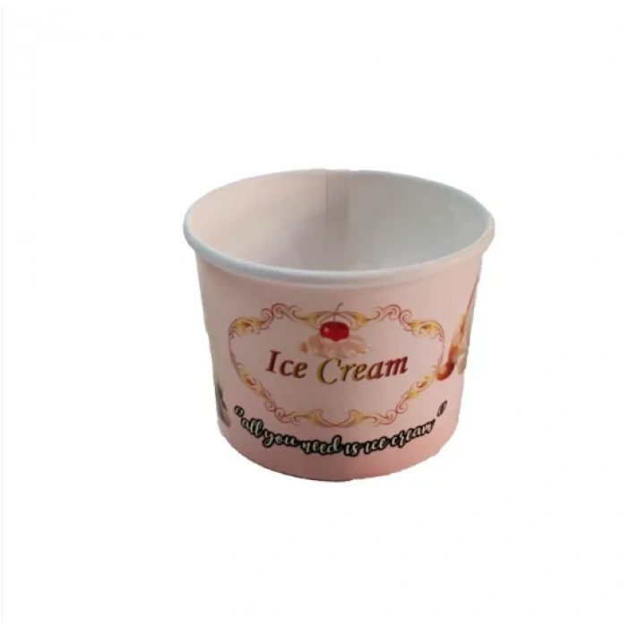 Karton Dondurma Kasesi 200 cc ( 25 Adet )