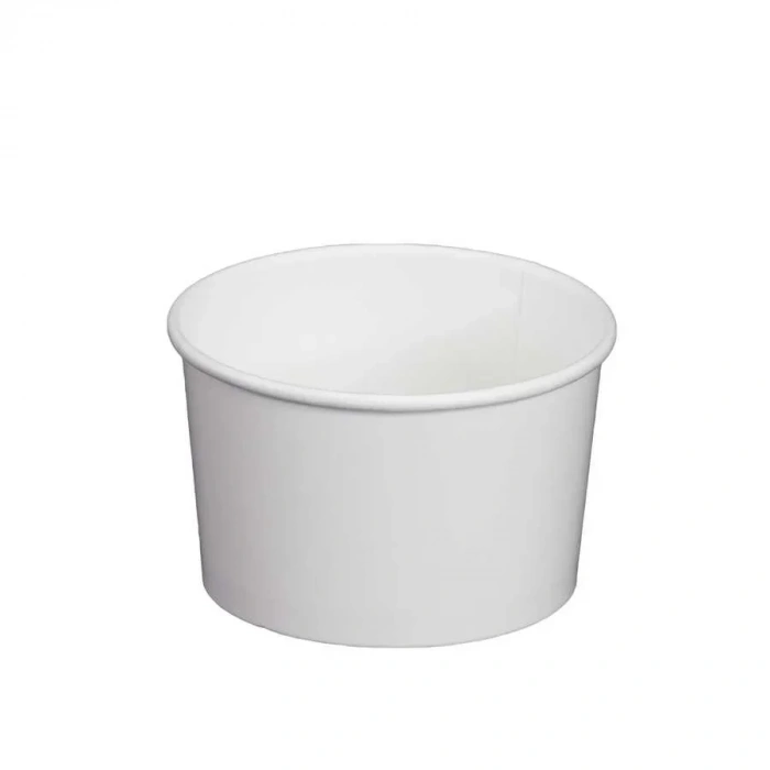 Karton Dondurma Kasesi Beyaz 230 Cc - 50 Adet