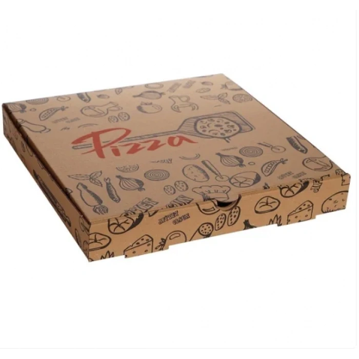 Karton Pizza Kutusu 28x28 cm ( 100 Adet )