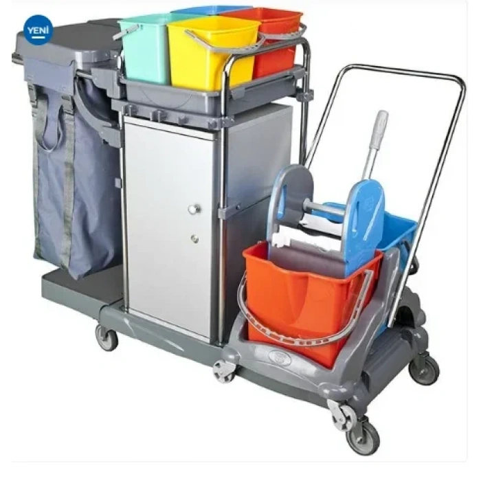 Kat Temizlik Arabası Dolaplı (1 Adet)