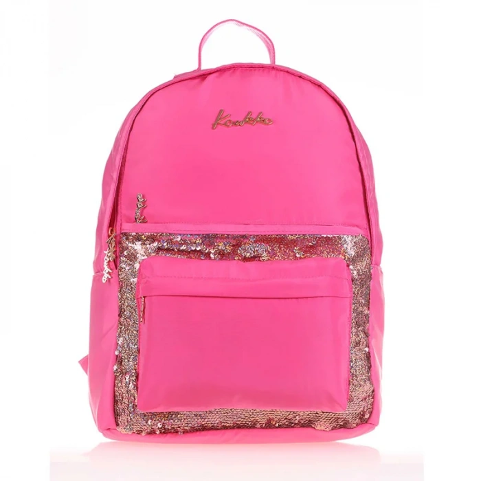Kaukko K1539 Magıcal Sırt Çantası Pullu Pembe