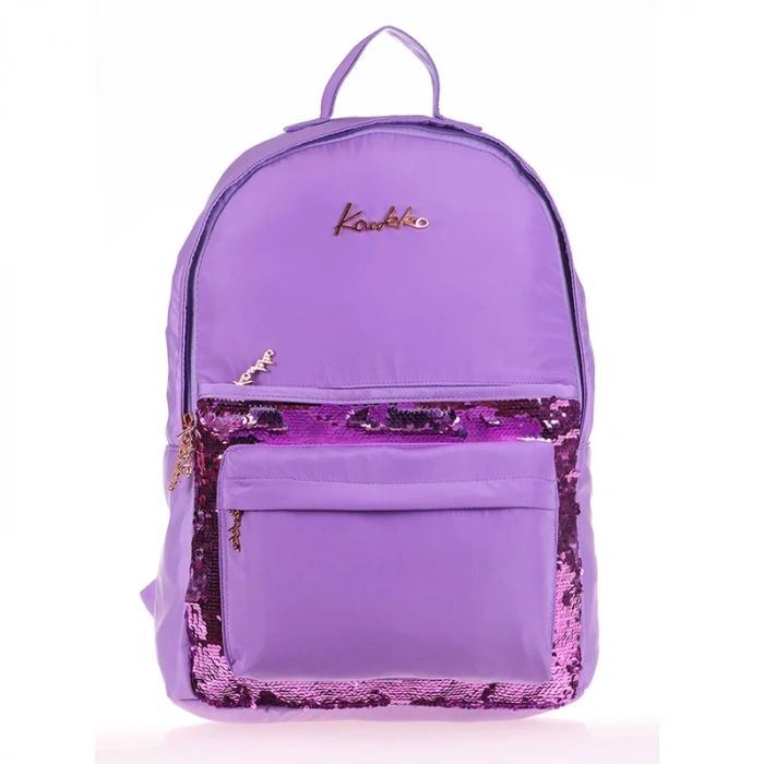 Kaukko K1540 Magıcal Sırt Çantası Pullu Lila
