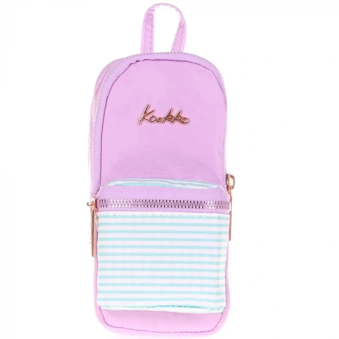 Kaukko Kalem Çantası Soft Floral Junıor Bag Vıolet K2441