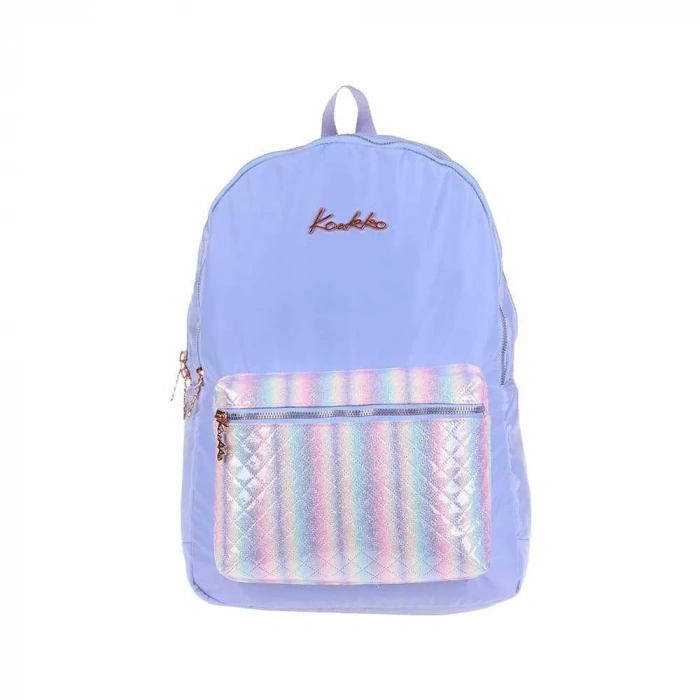 Kaukko Sırt Çantası Bright Kapitone-Floral Mavi