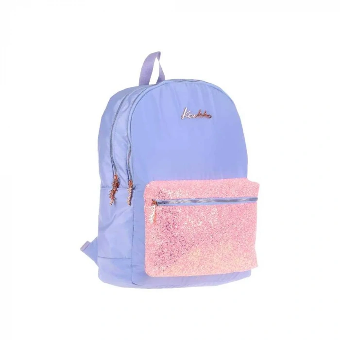 Kaukko Sırt Çantası Bright Taşlı-Floral Mavi