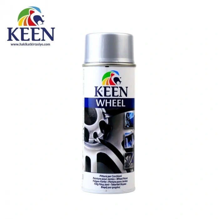 Keen Akrilik Sprey Boya 400ml Wheel Jant Gümüş
