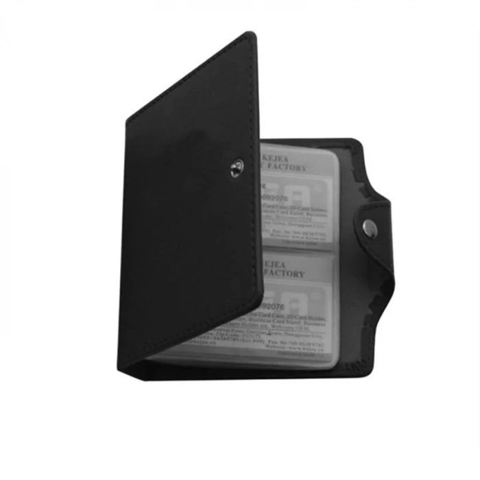 Kejea T-171 Siyah Deri Kartvizitlik - 48 Li