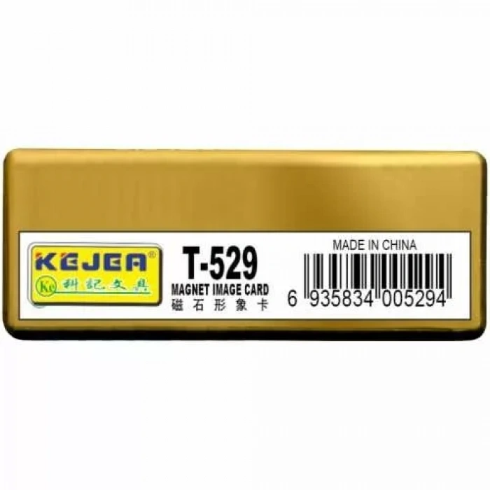 Kejea T-529G Altın Sarısı Mıknatıslı İsimlik (25 li Paket)