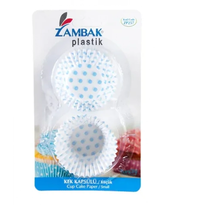 Kek Kapsülü Baskılı Küçük ( 80 Paket )