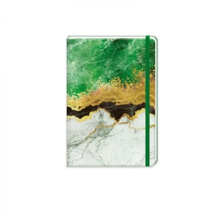 Keskin 17x24 Marble Gold 96 Yp Düz Last. Defter 415990 (ö.fiyat)