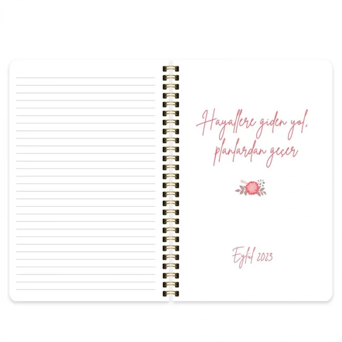 KESKİN 17x24 SPİRALLİ AKADEMİK AJANDA BAHAR 830205