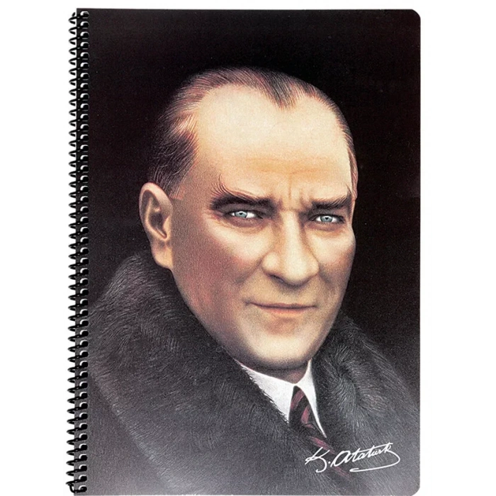 Keskin Color Atatürk Defter PP Kapak Kareli A4 80 Yaprak 327922-99