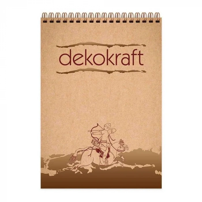 Keskin Color Bloknot A4 Dekokraft Spiralli 100 Yaprak Kareli