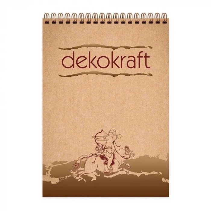 Keskin Color Bloknot A4 Dekokraft Spiralli 100 Yaprak Kareli