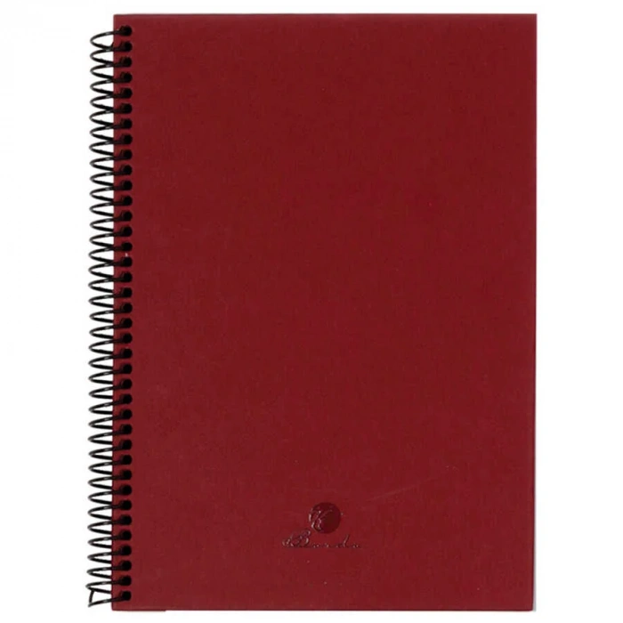 Keskin Color Defter Sert Kapak Spiralli 17x24 cm 60 Yaprak Bordo