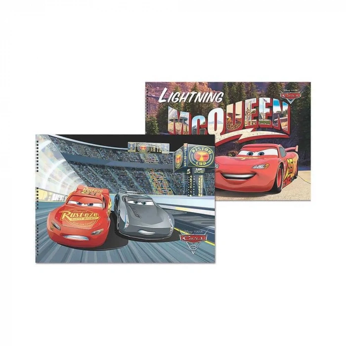 Keskin Color Lüks Cars 15 Yaprak Spiralli Resim Defteri