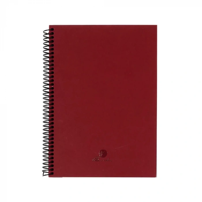 Keskin Color Sert Kapak Defter Spiralli 17x24 Cm 60 Yaprak Bordo 410116-99