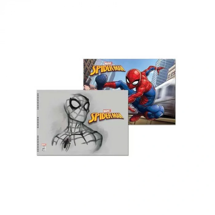 Keskin Color Spiderman 15 Yaprak Spiralli Lüks Resim Defteri