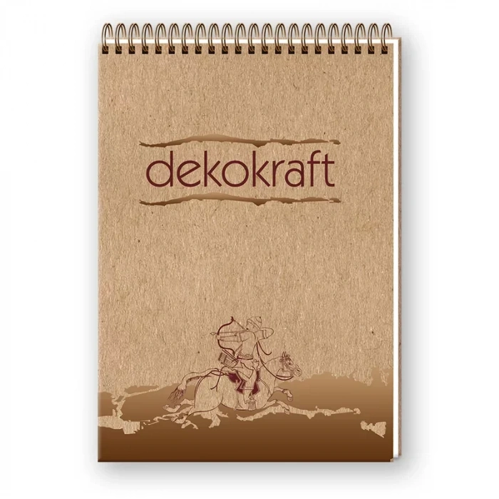 Keskin Dekokraft Spiralli Bloknot A4 Çizgili 100 Yaprak (144001)