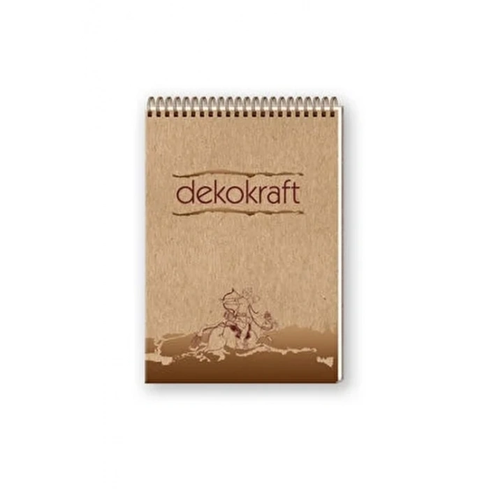 KESKİN DEKOKRAFT SPİRALLİ BLOKNOT A4 DÜZ 100 YAPRAK (144000)