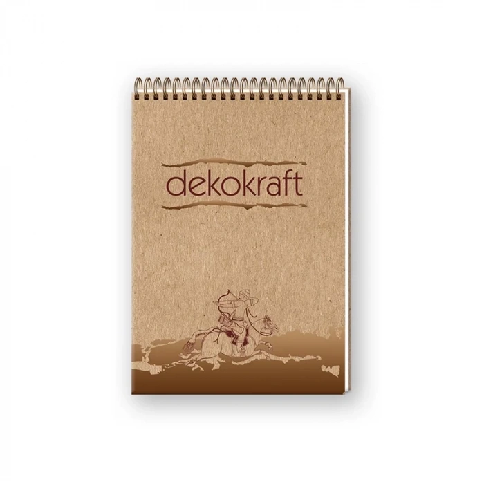 Keskin Dekokraft Spiralli Bloknot A5 Düz 100 Yaprak (144100)