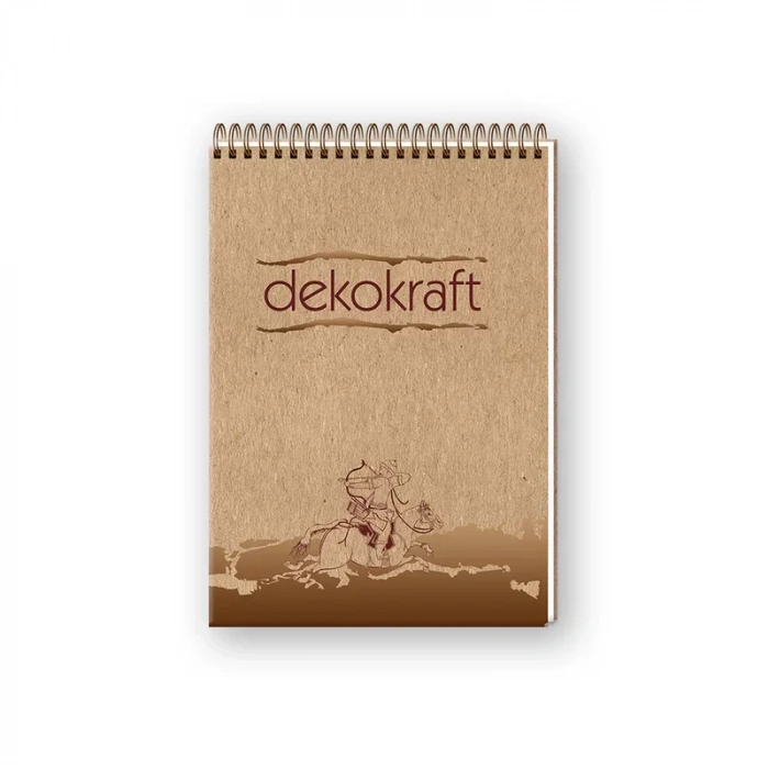 Keskin Dekokraft Spiralli Bloknot A5 Kareli 100 Yaprak (144102)