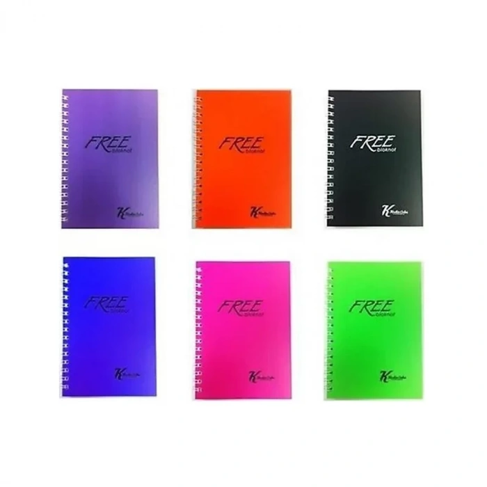 Keskin Free Office Spiralli Bloknot A7 Kareli 42 Yaprak (145303)