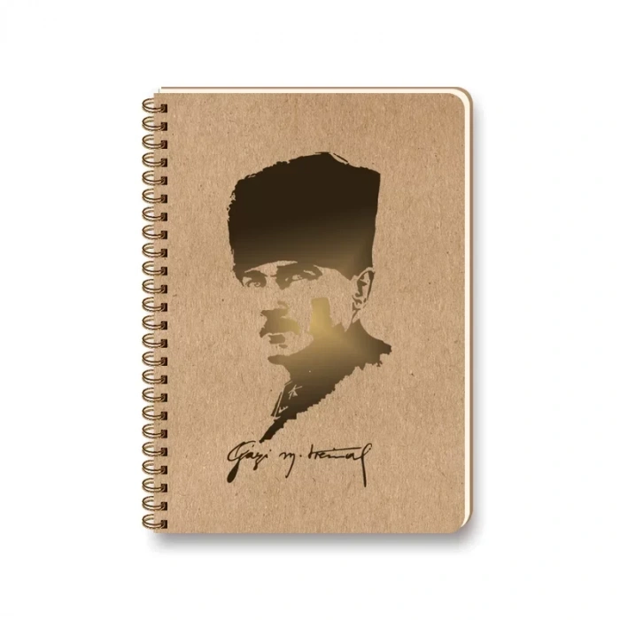 Keskin Funky Ata Spiralli Defter 17x23 Düz 100 Yaprak (418110)