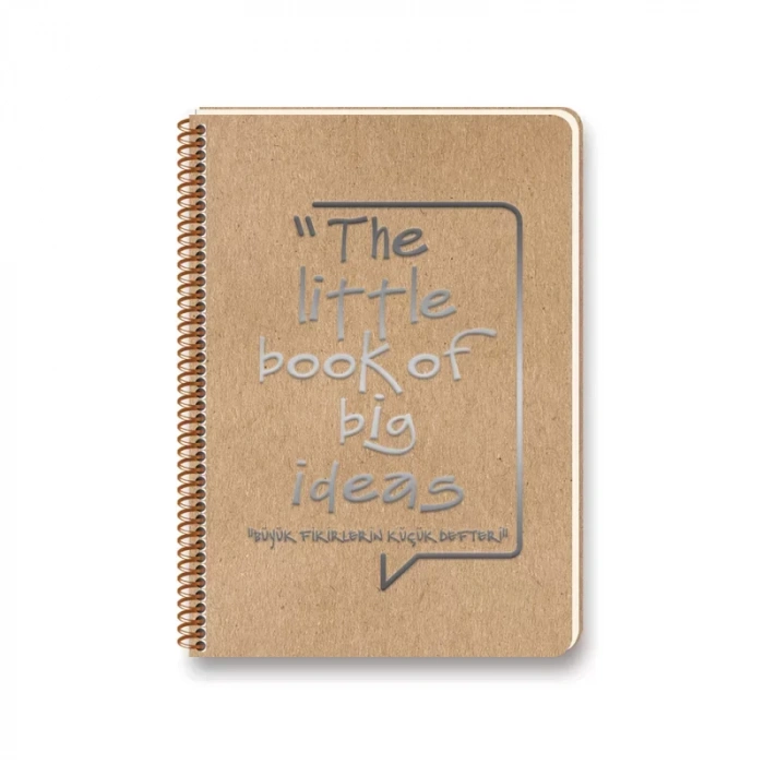 KESKİN FUNKY SPİRALLİ SERT KAPAK DEFTER 17x24 ÇİZGİLİ 100 YAPRAK (418011)